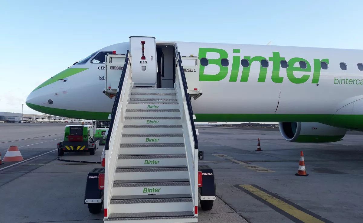 Imagen de un avión de Binter / BINTER