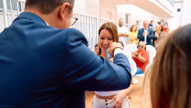 Imagen de una de las beneficiariasGOBIERNO DE CANARIAS (1) Imagen de una de las beneficiariasGOBIERNO DE CANARIAS (1)