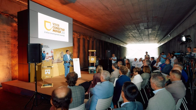 Presentación del balance de los dos años de legislatura en el soterramiento de la GC-20