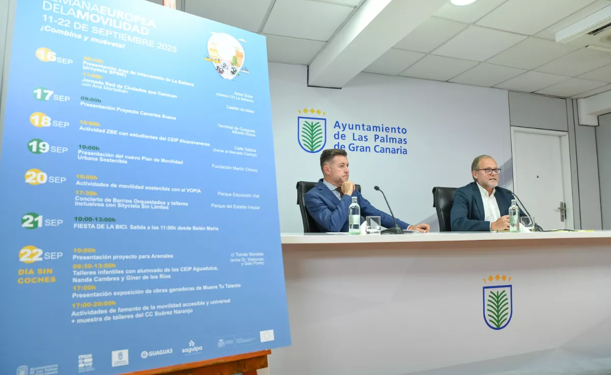 El consejero Teodoro Sosa y el concejal José Eduardo Ramírez / AYUNTAMIENTO DE LAS PALMAS