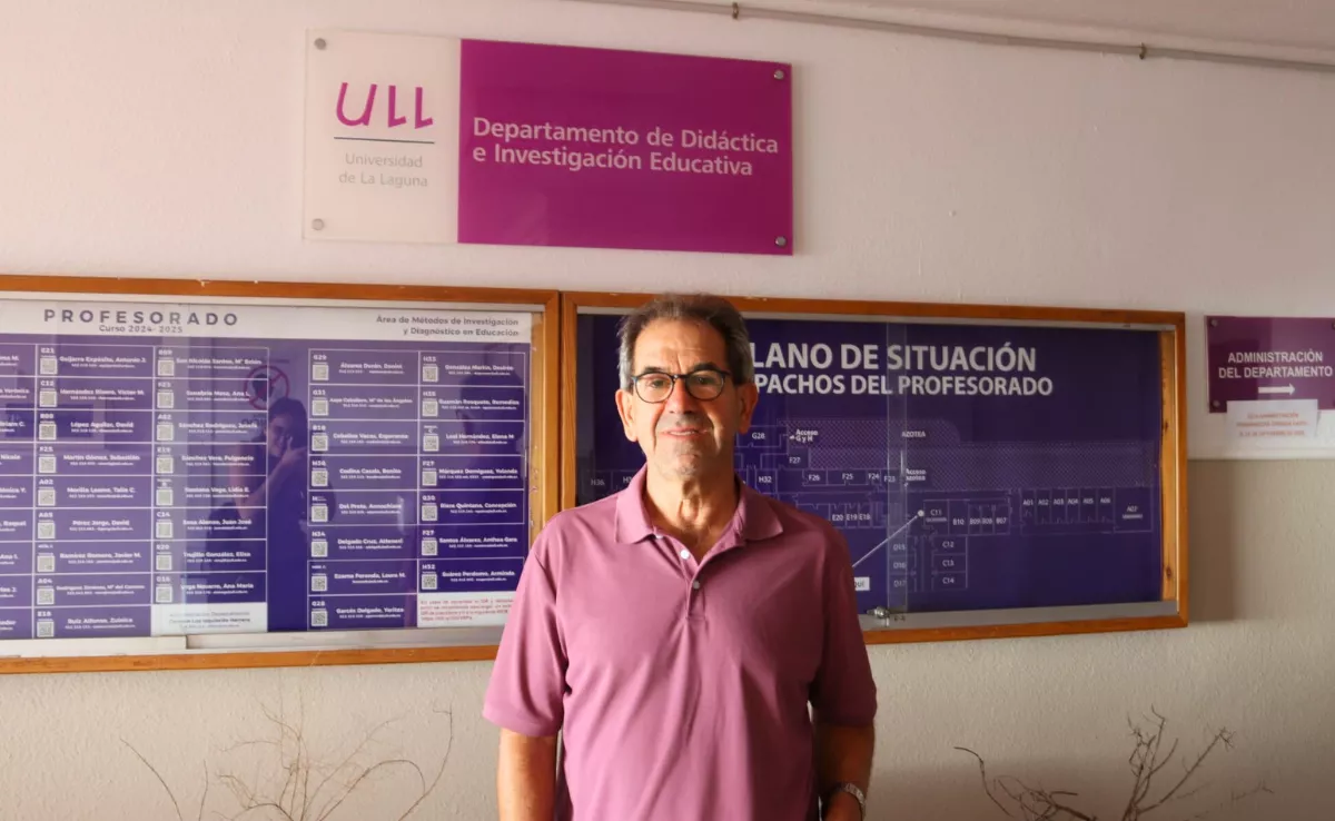 El profesor e investigador de la Universidad de La Laguna Pedro Álvarez. / ATLÁNTICO HOY