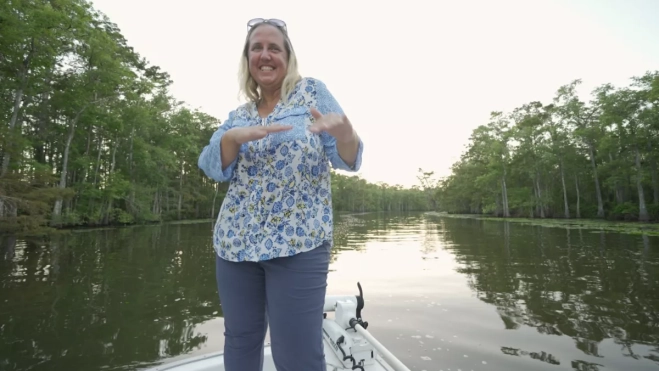 Kizkitza Neketan Sanz, canaria que vive en LuisianaCEDIDA