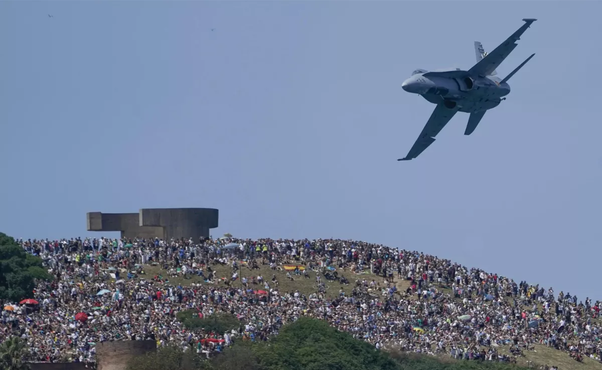 Imagen de un caza F-18 / EFE