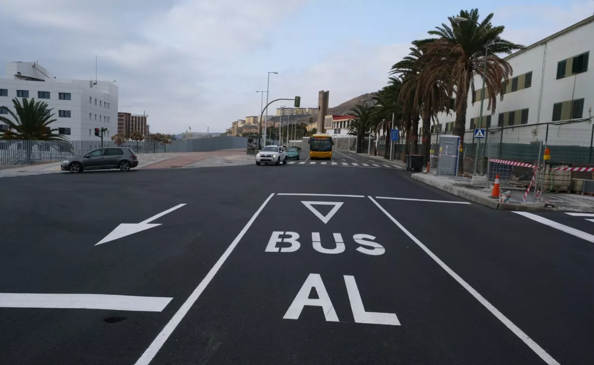 Imagen de la zona afectada por los cortes de tráfico / AYUNTAMIENTO DE LAS PALMAS