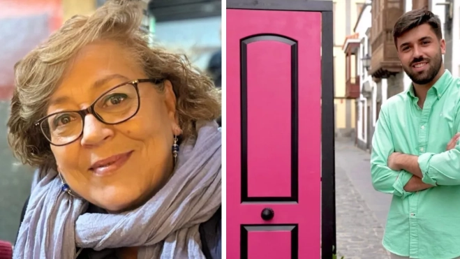 Fabiola Acosta y Rubén Castellano, presentadores del FIC del GáldarMPG COMUNICACIÓN