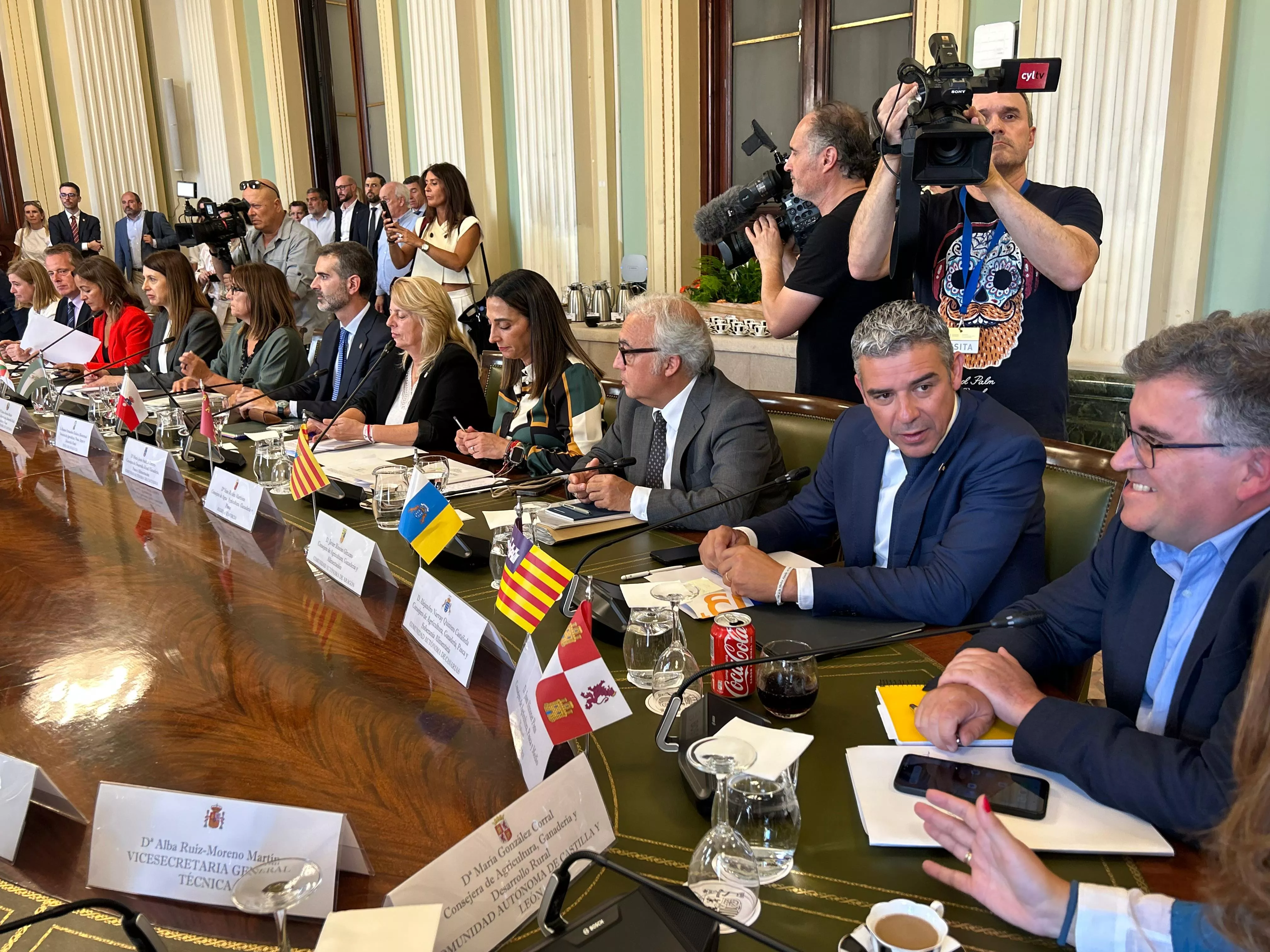 El consejero de Agricultura, Ganadería, Pesca y Soberanía Alimentaria del Gobierno de Canarias, participó hoy en Madrid en los Consejos Consultivos de Política Agrícola y Pesquera para Asuntos Comunitarios. / GOBIERNO DE CANARIAS