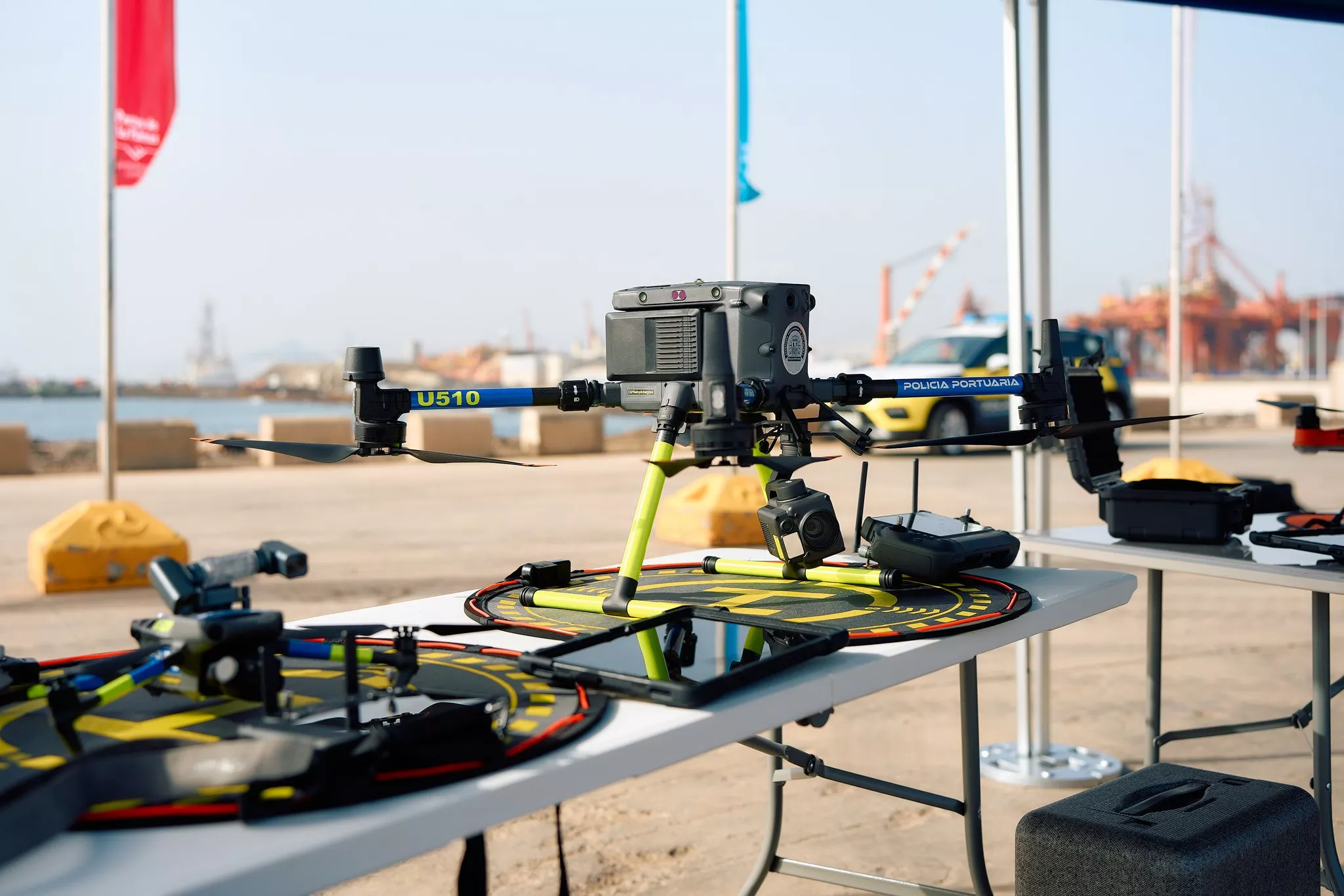 Drones de última generación para reforzar la vigilancia y el control. / POLICIA PORTUARIA DE LAS PALMAS