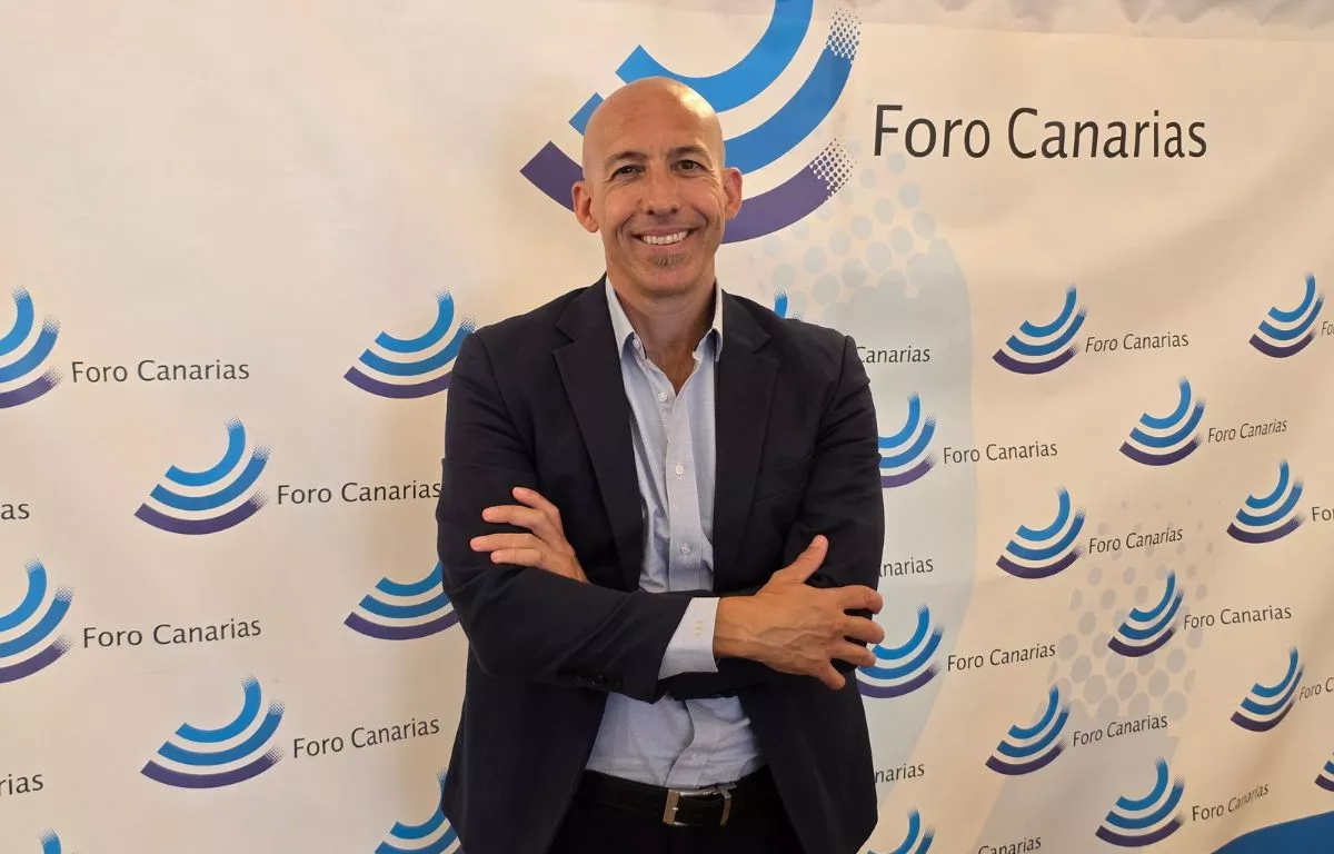 En consultor experto en China, Julio Ceballos, durante su participación en el Foro Canarias celebrado el pasado miércoles en Las Palmas de Gran Canaria. AH