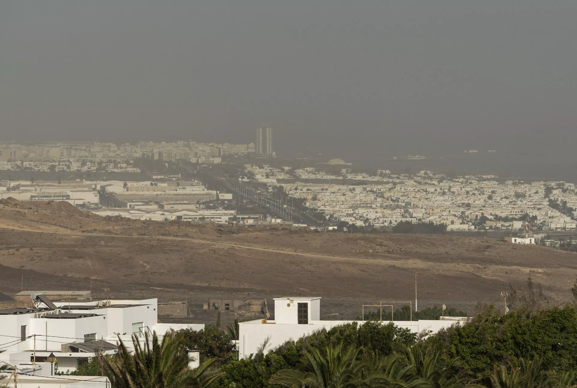 Vista del pueblo de Masdache, en el municipio de Tías (Lanzarote, Canarias). / EFE - ADRIEL PERDOMO