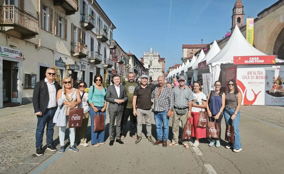 El presidente de la Mancomunidad, y alcalde de Gáldar, Teodoro Sosa, preside la delegación de la comarca norte que se ha desplazado a Italia. /Cedida