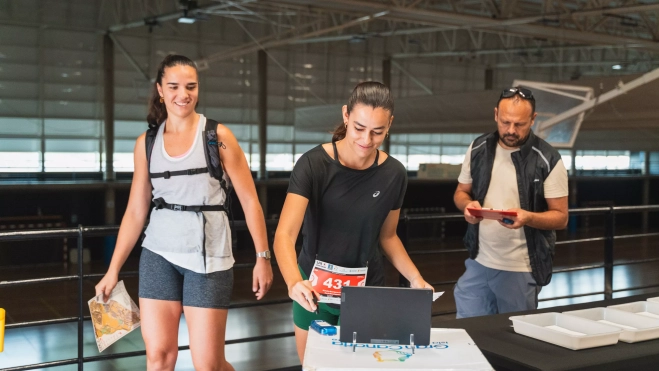 Natalia Rodríguezbaloncestoen la LPA City Race