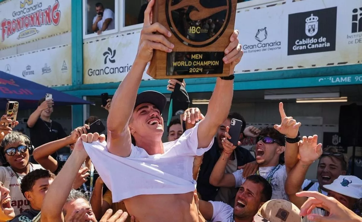 Armide Soliveres, primer español en conquistar un título mundial de bodyboard. /Cedida