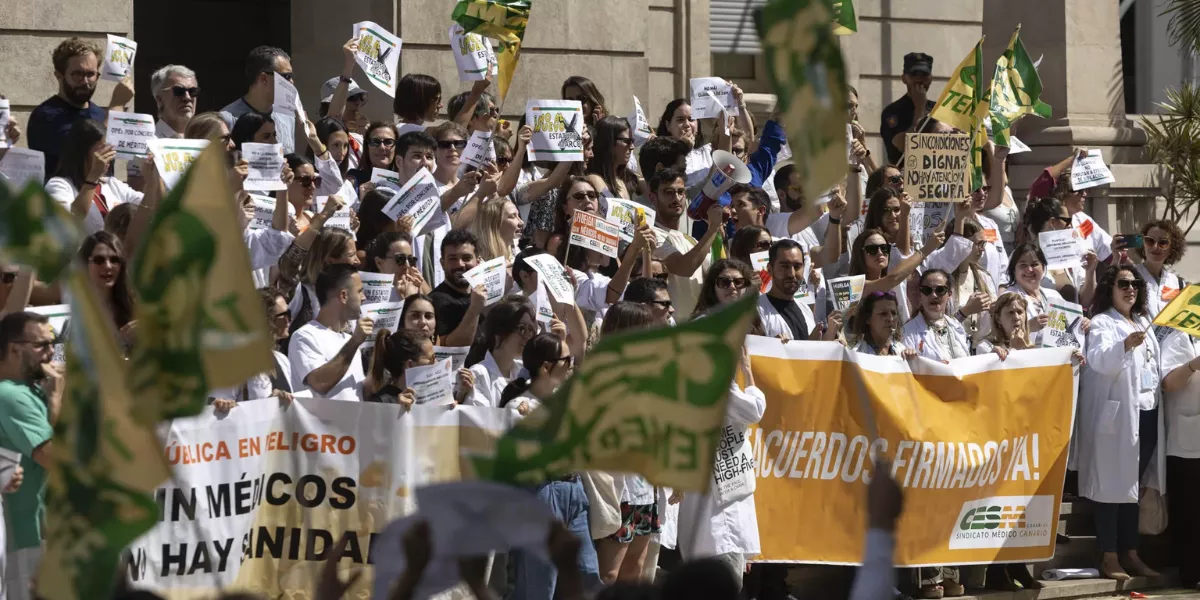 Imagen de huelga del SCS / ARCHIVO - EFE