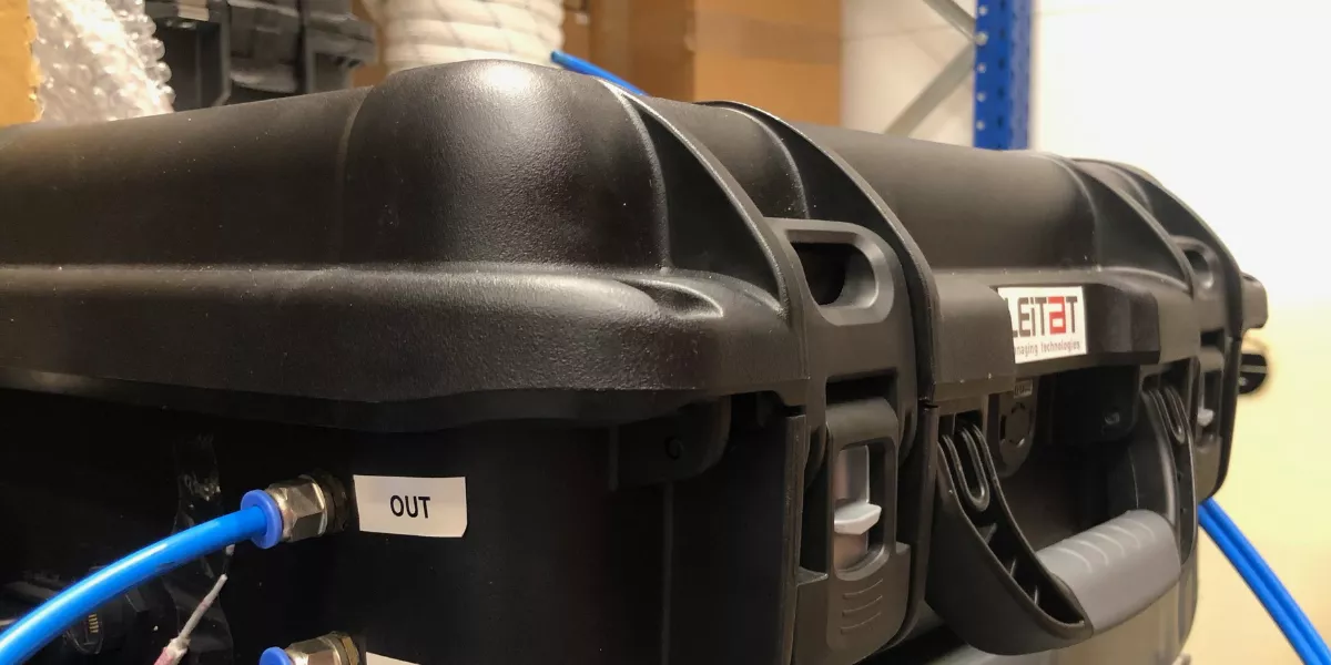 Imagen del sensor con IA para detectar microplásticos  PLOCAN