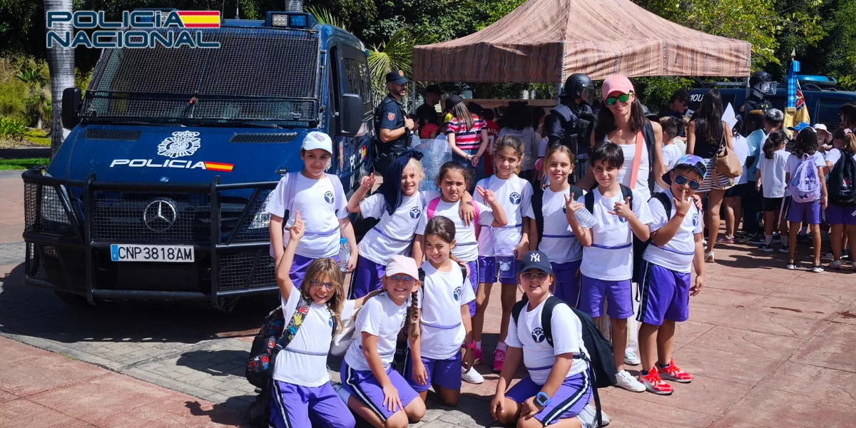 Imagen de los alumnos que participaron en las jornadas de la Policía Nacional / POLICÍA NACIONAL