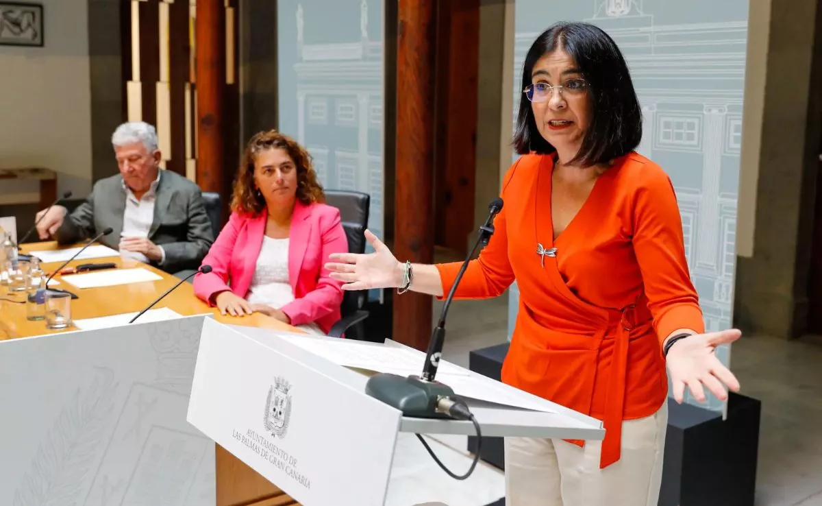 La alcaldesa de Las Palmas de Gran Canaria, Carolina Darias (PSOE). /EFE