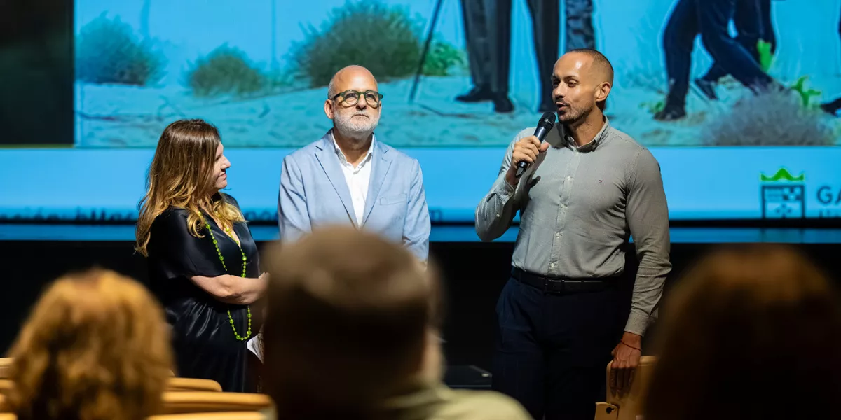 Imagen de la presentación de la proyección Benito Pérez Buñuel en Gáldar  / CEDIDA