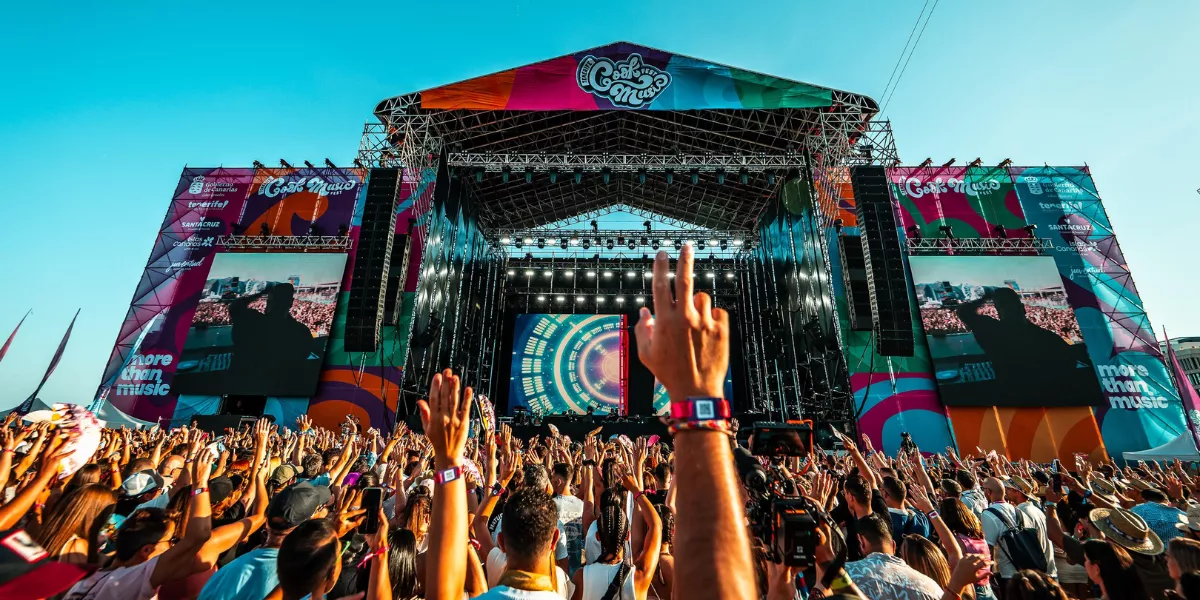 Imagen del escenario del Tenerife Cook Music Fest, uno de los eventos patrocinados por el cabildo / TCMF