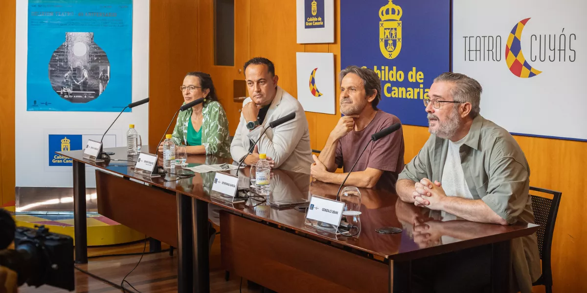 Presentación de la obra Libros Cruzados” en el Teatro Cuyás / TEATRO CUYÁS