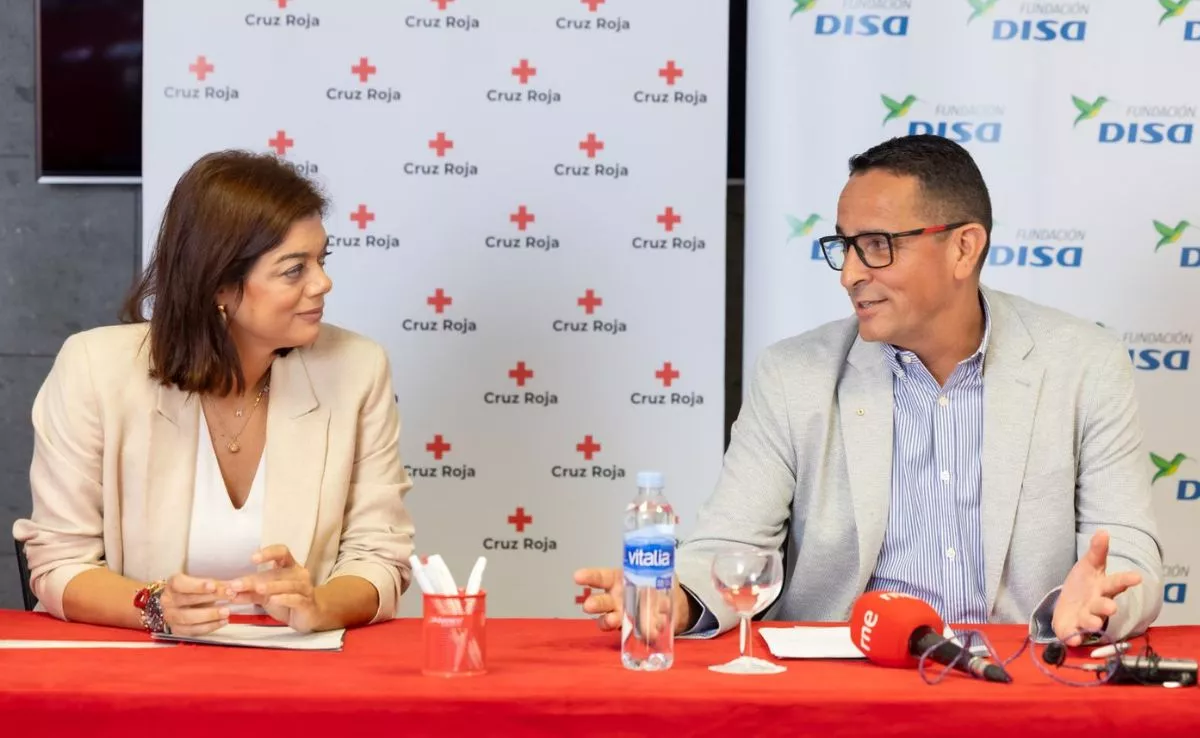 Las Mochilas Llenas de Fundación DISA y Cruz Roja vuelven a las aulas de Canarias. /Cedida