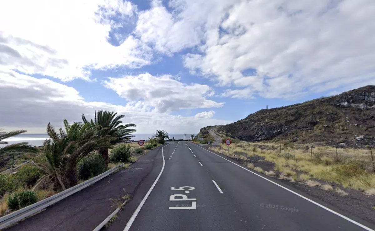 LP-5, a la altura de Breña Baja. /Maps