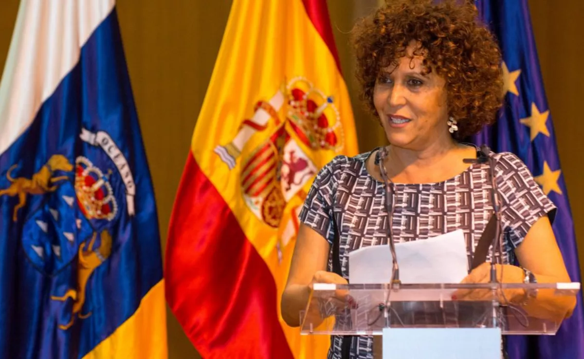 La magistrada María Auxiliadora Díaz, en la presentación de la cátedra Derechos Humanos y Estudios Críticos de Género. | ULPGC