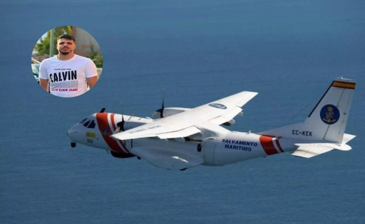 Un avión de Salvamento Marítimo ha localizado a Layonel Ramírez. /Archivo