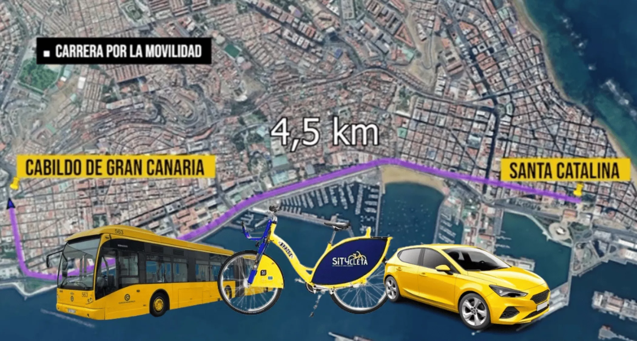 Radiografía de la movilidad en Las Palmas: bici, coche o guagua, ¿qué funciona mejor?. / AH Radiografía de la movilidad en Las Palmas: bici, coche o guagua, ¿qué funciona mejor?. / AH