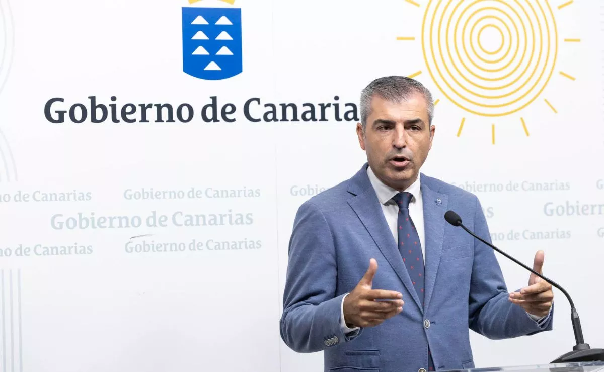 Manuel Domínguez, vicepresidente del Gobierno de Canarias y consejero de Economía. /EFE