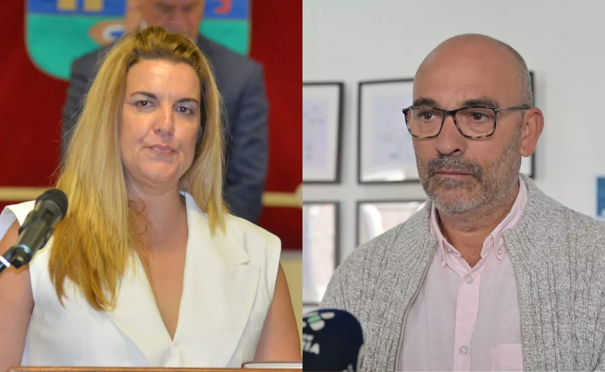 Ana Cecilia González, consejera de Empleo y Desarrollo Económico, y Emilio Hernández, consejero de Educación, Juventud, Cultura, Patrimonio y Deportes. /Archivo