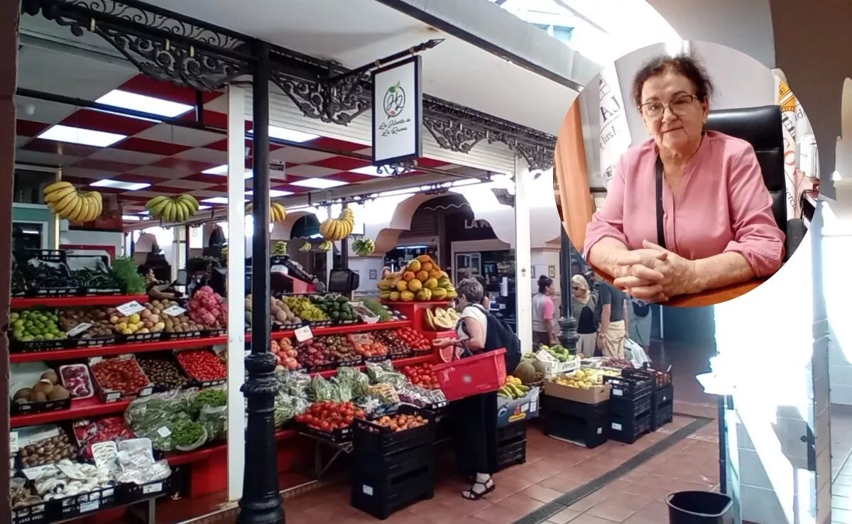 La recova de Santa Cruz y la imagen de Estefanía Hernández|MONTAJEAH