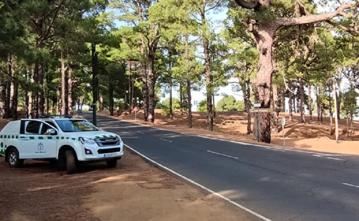 El Cabildo de El Hierro cierra el tráfico en la carretera de La Cumbre por desprendimientos. 