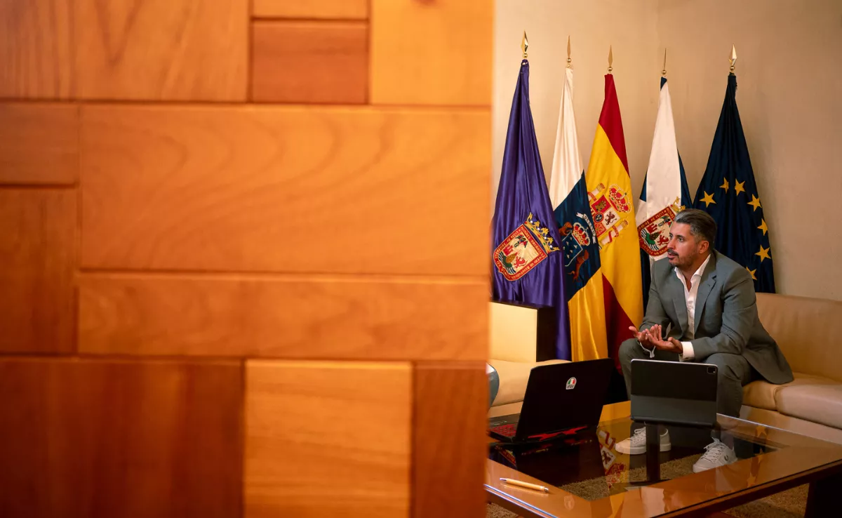 Luis Yeray Gutiérrez, alcalde de La Laguna./ AH