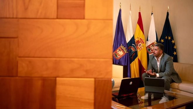 Luis Yeray Gutiérrez, alcalde de La Laguna./ AH