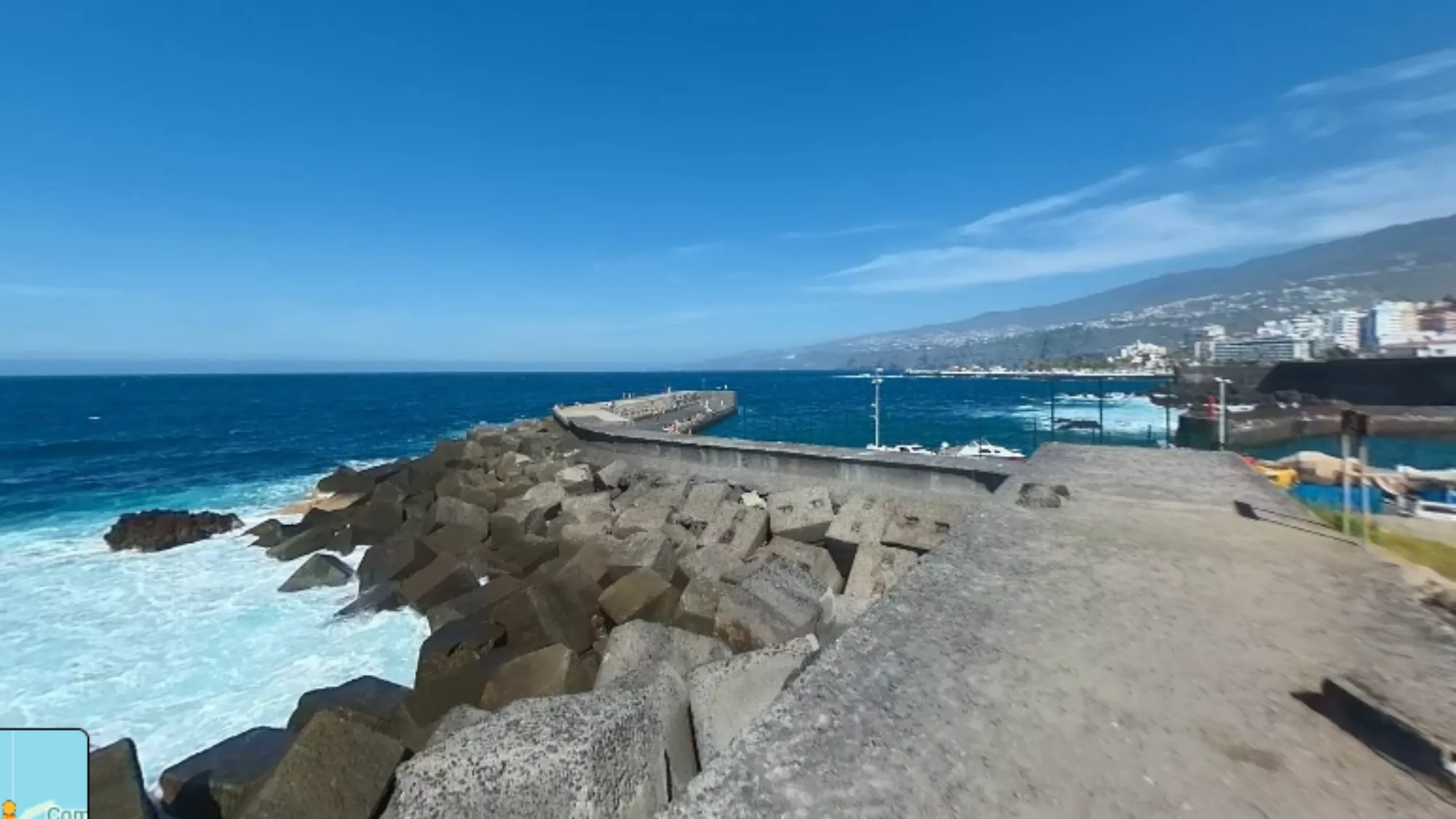 Muelle pesquero del Puerto de la Cruz. / GOOGLE MAPS