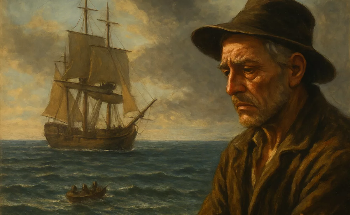 Imagen generada por IA relacionada con el tributo de sangre, un episodio oscuro en la historia de Canarias / AH