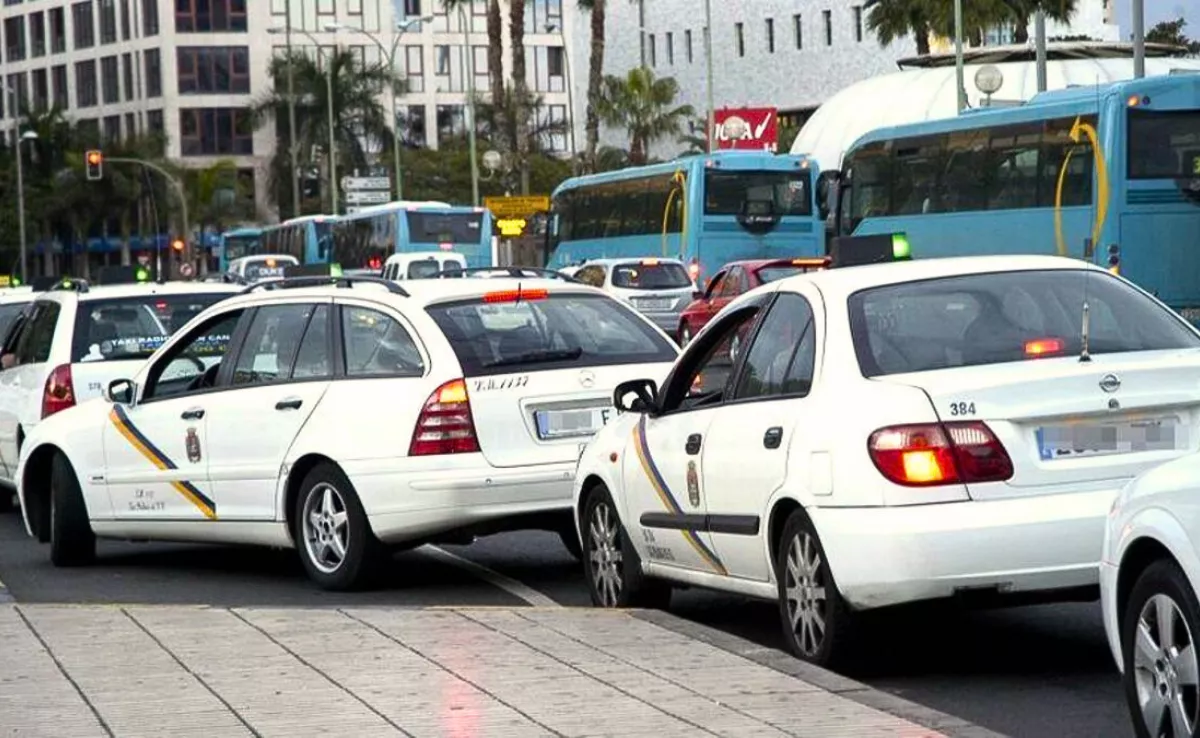 Parada de taxis de San Telmo, en Las Palmas de Gran Canaria. Parada de taxis de San Telmo, en Las Palmas de Gran Canaria.