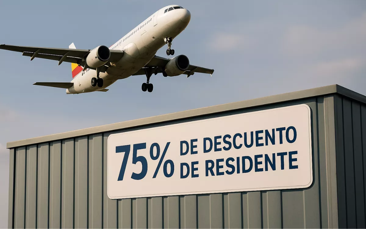 El descuento de residente, atrapado entre la deuda del Gobierno central y la presión de las aerolíneas. / AH