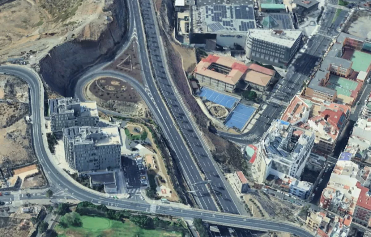 Enlace de El Rincón en la GC-2. EARTH