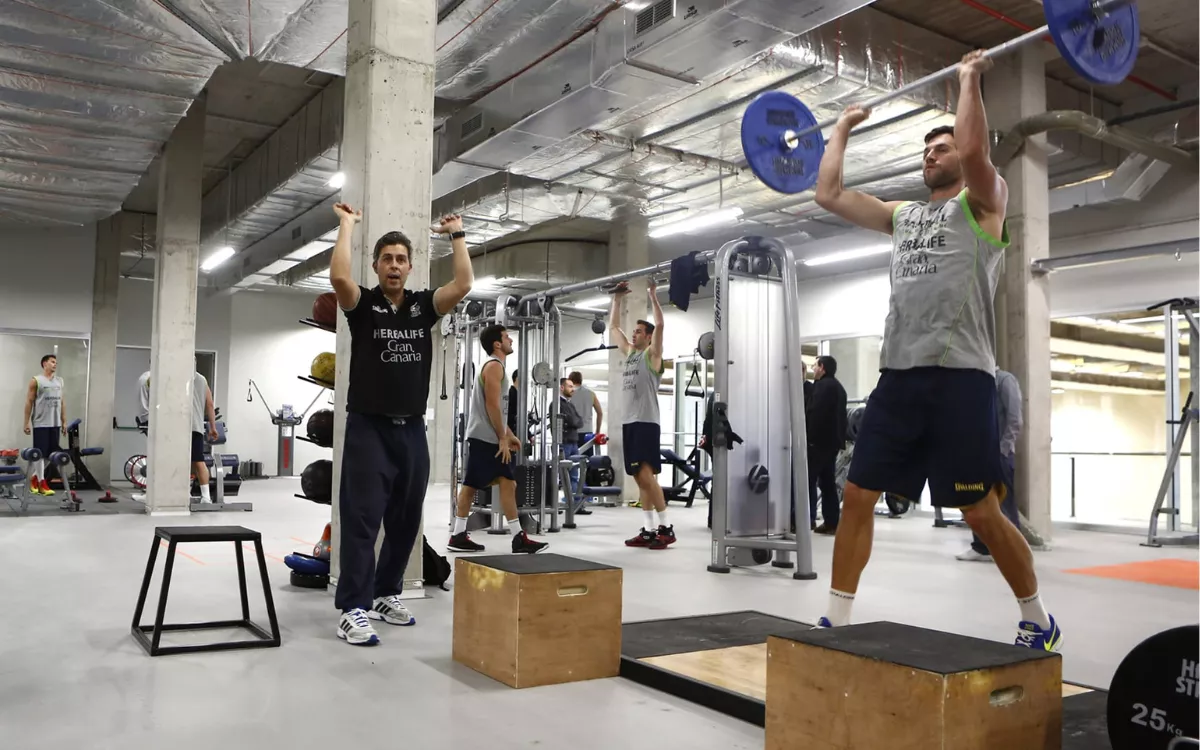 El gimnasio vacío del Gran Canaria Arena agrava el conflicto entre el Granca y el Guaguas. / CB GRAN CANARIA