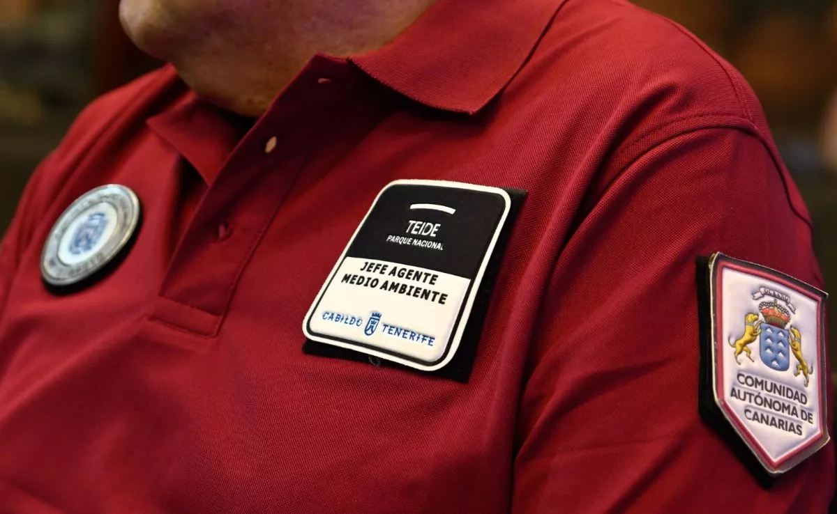 Agente de medioambiente del Parque Nacional del Teide. /Cedida