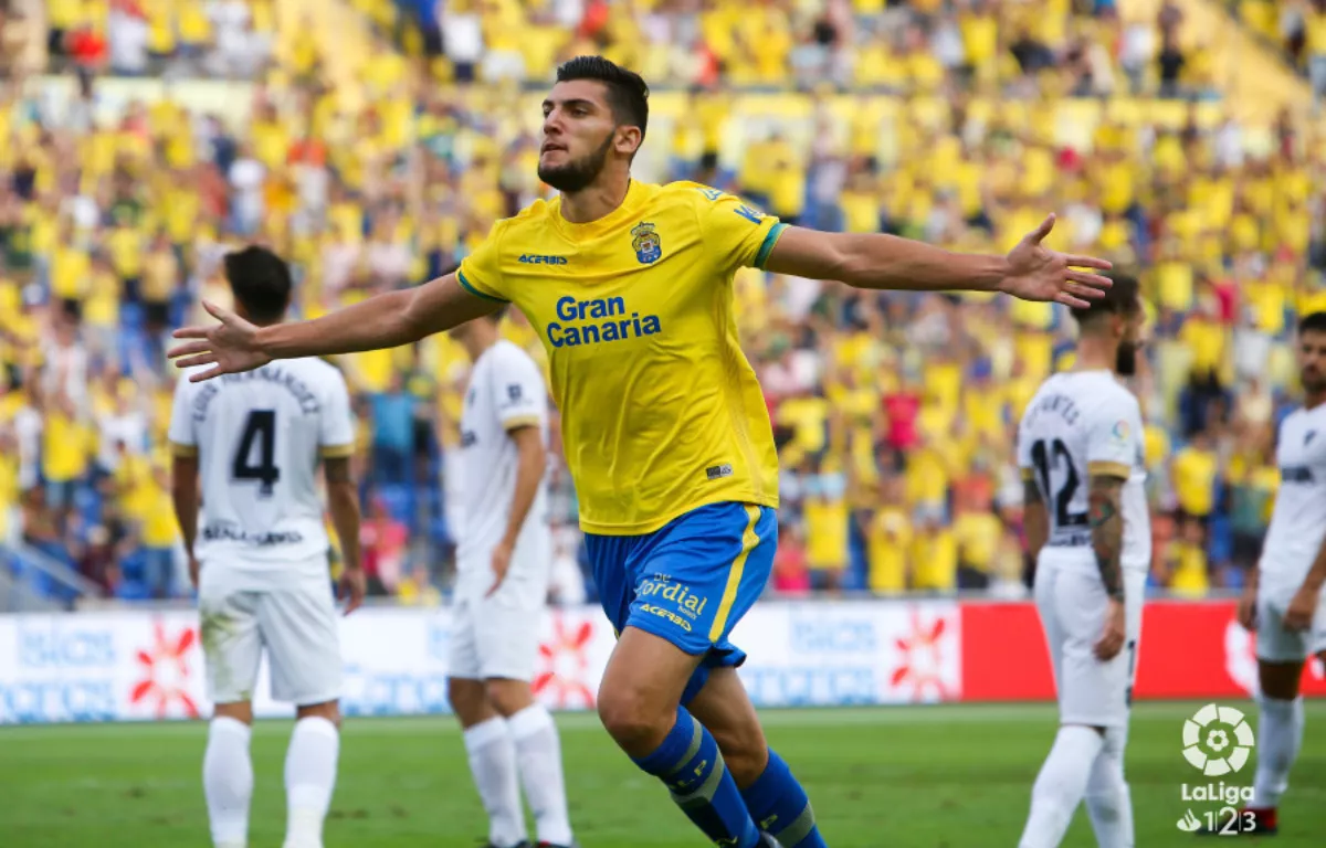 El futbolista Rafa Mir durante su etapa en la UD Las Palmas. LA LIGA