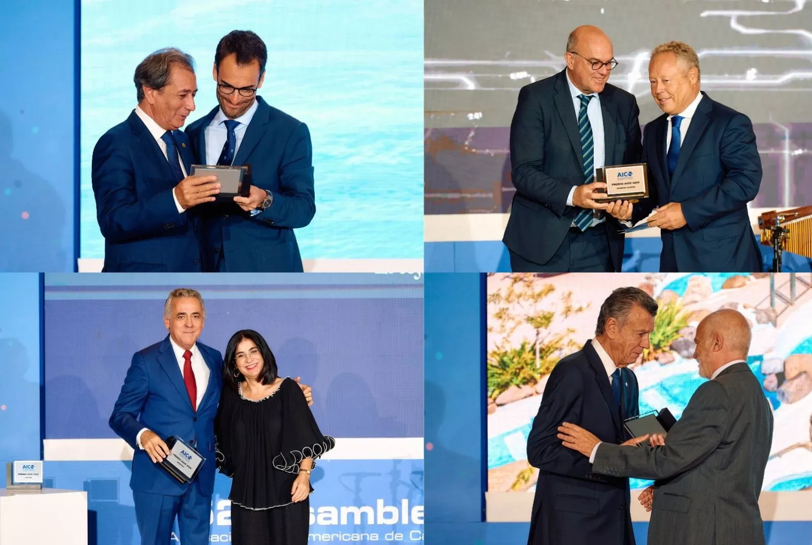 Entrega de los reconocimientos de AICO