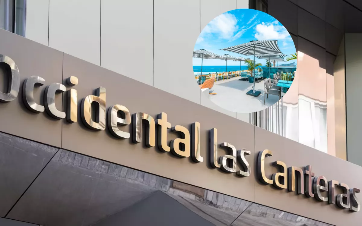 El Hotel Occidental Las Canteras, obligado a apagar la música de su terraza por las quejas vecinales. / AH