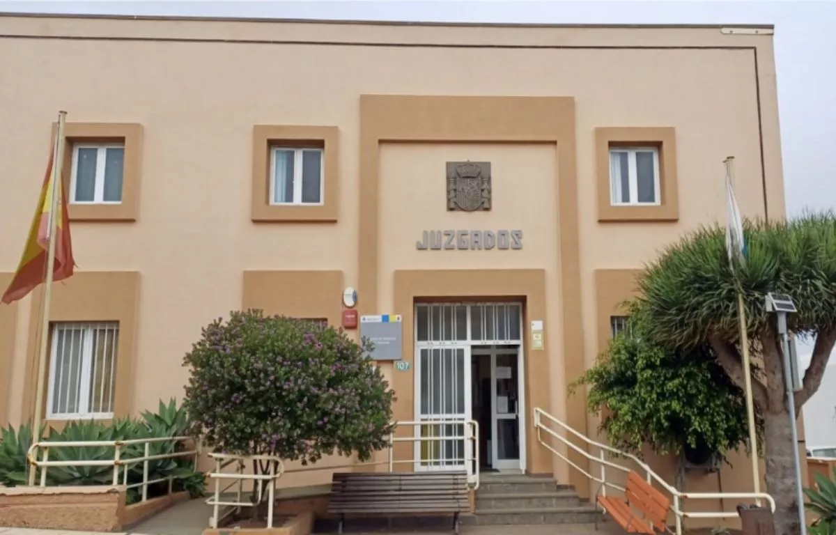 Fachada del edificio judicial de Valverde, en El Hierro. CEDIDA
