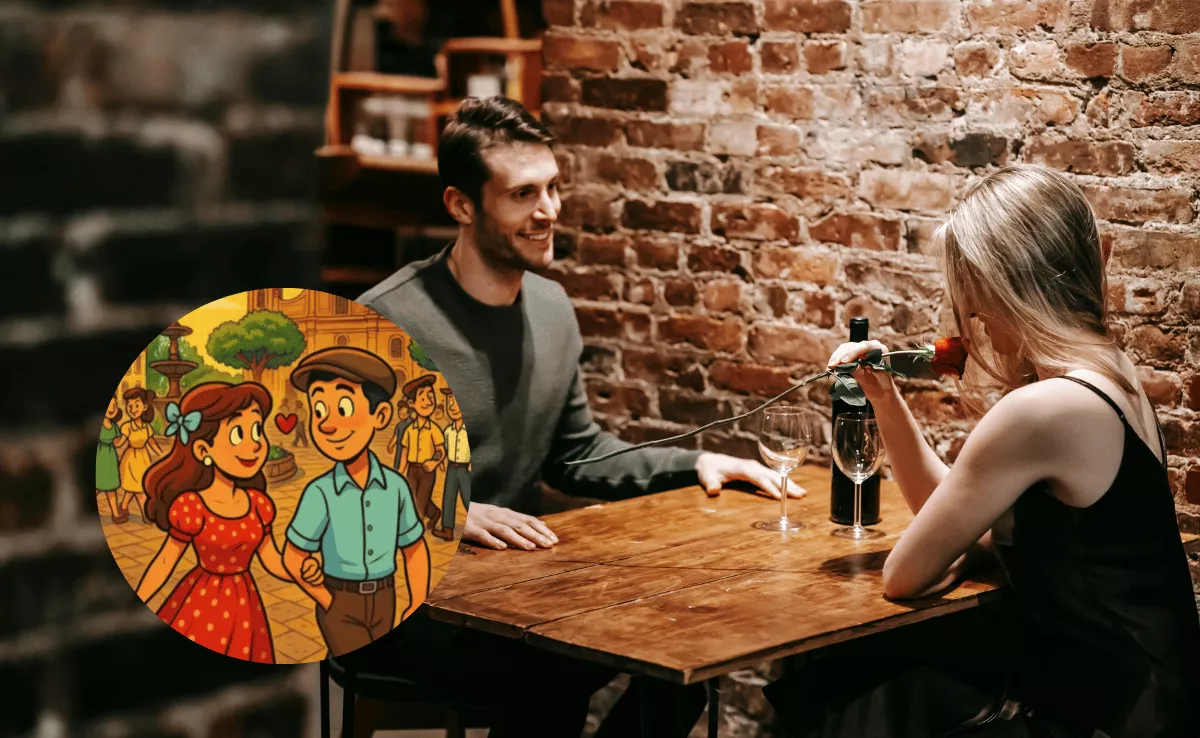 Imagen de dos personas en una cita / AH