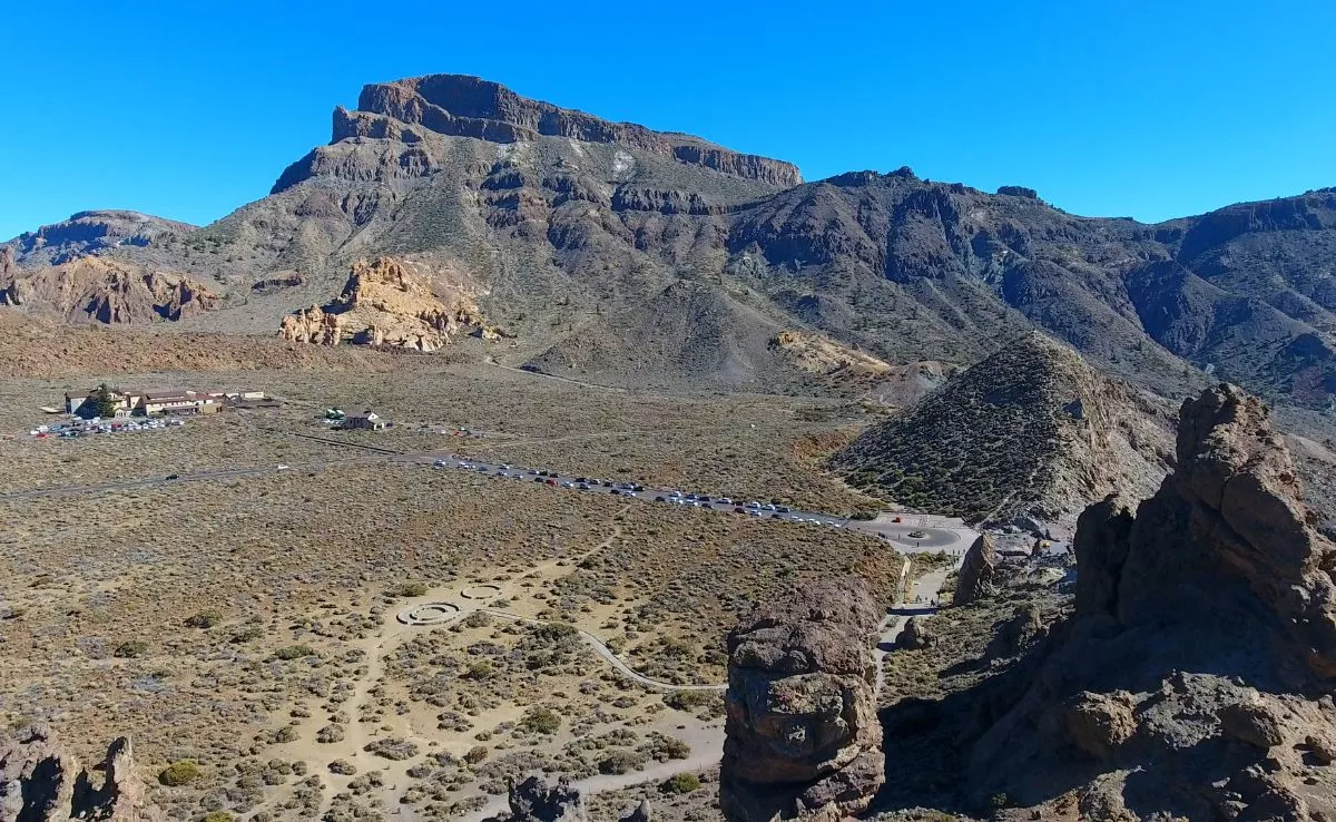 Vista aérea del Parque Nacional del Teide. IMAGEN DE LA RED