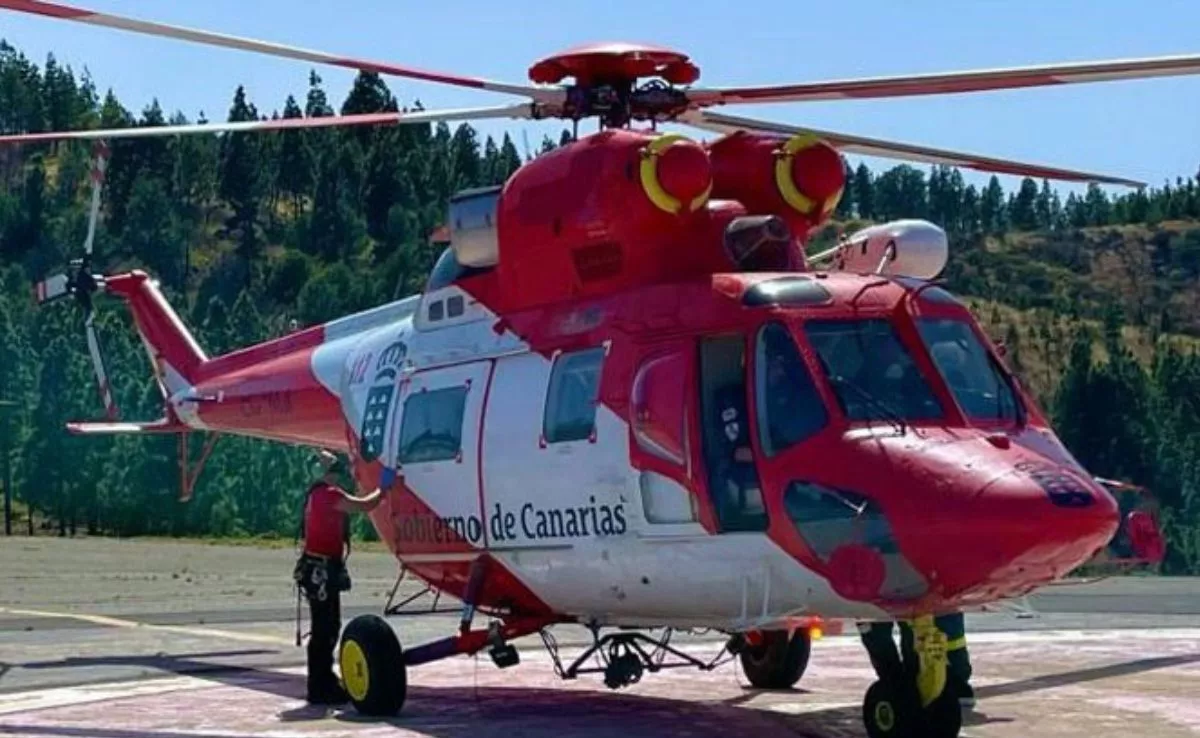 Helicóptero del GES, rescate |GOBIERNODECANARIAS