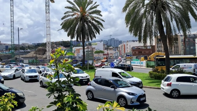 Imagen de un atasco en GuanartemeCEDIDA Imagen de un atasco en GuanartemeCEDIDA