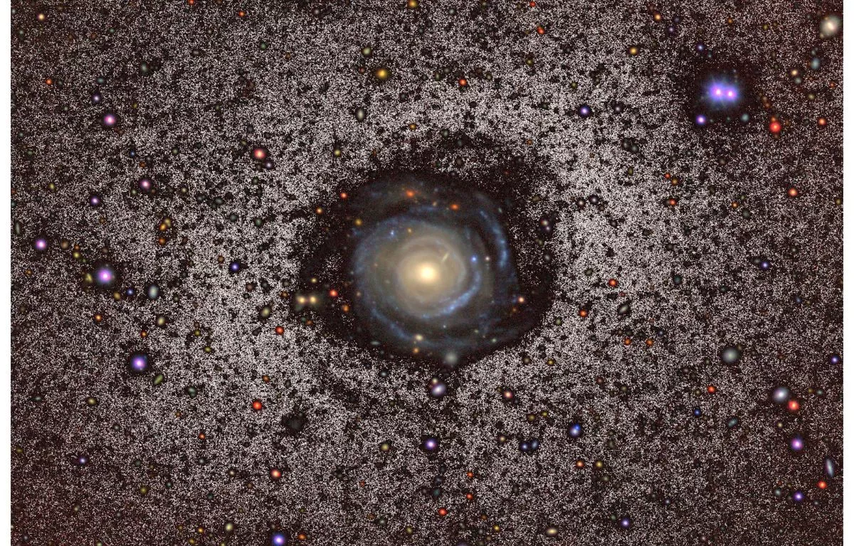 El IAC capta las imágenes más profundas jamás tomadas de la galaxia Malin 2. INSTITUTO DE ASTROFÍSICA DE CANARIAS